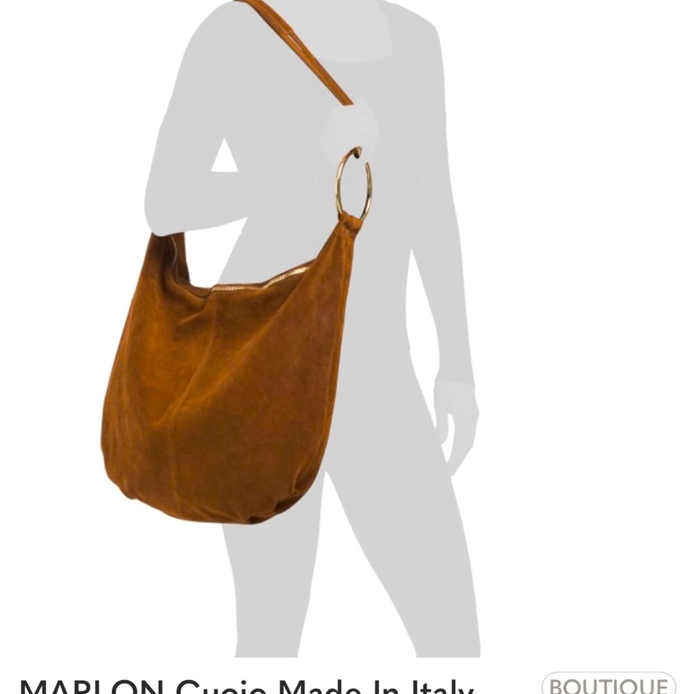 Marlon Suede Hobo Bag